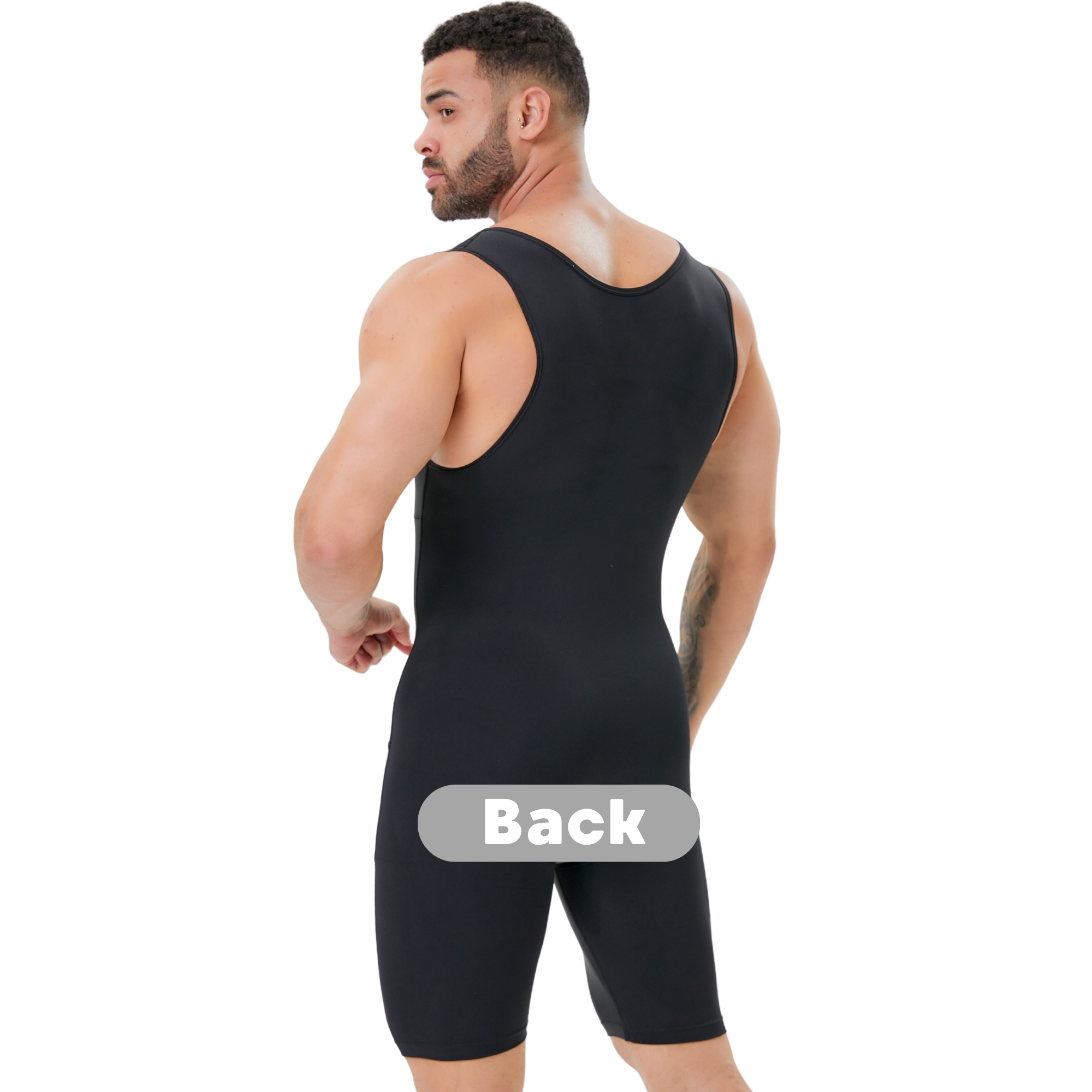 Men's Double Layer Tummy Contr - Shapewear Bodysuit Firm recensie en prijs