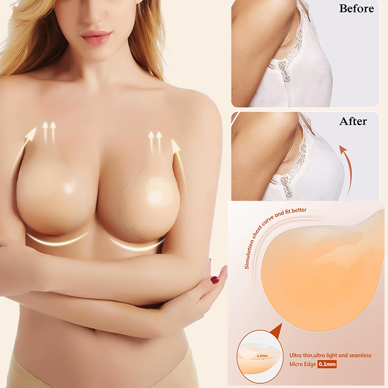 1/2 Pairs Women Sticky Bra Pus - Strapless Bra Backless recensie en prijs