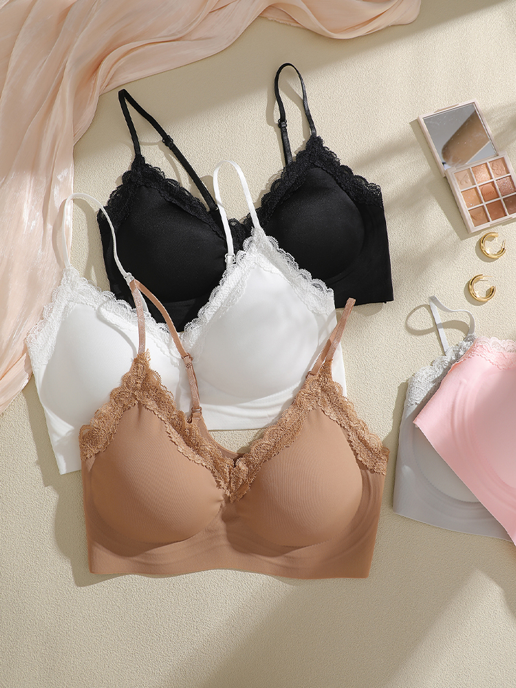 French Style Lace Bralette Fem - Bralette Wireless Soft recensie en prijs