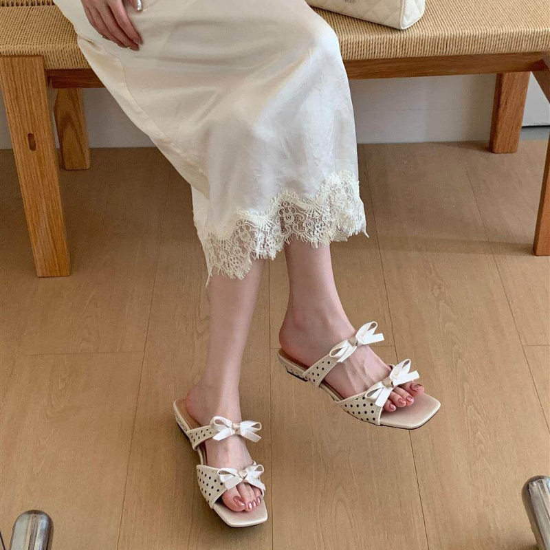 Summer Polka Dot Women Slipper - Slip Dress Satin recensie en prijs