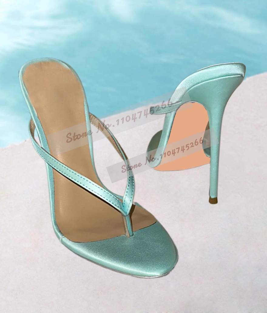Light Green Satin Clip Toe Hig - Slip Dress Satin recensie en prijs