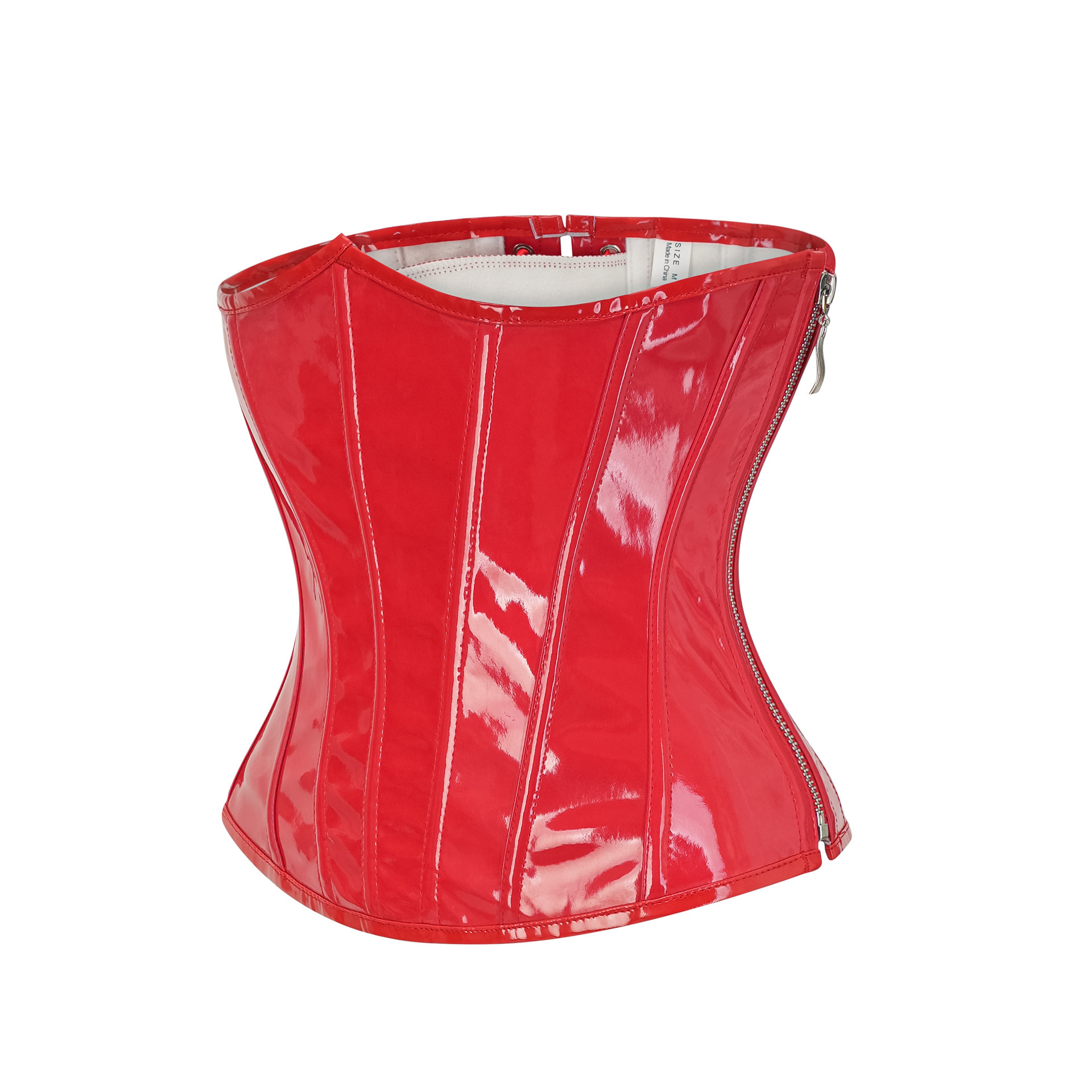 Steampunk Red PU Leather Side  - Corset Waist Cinch recensie en prijs