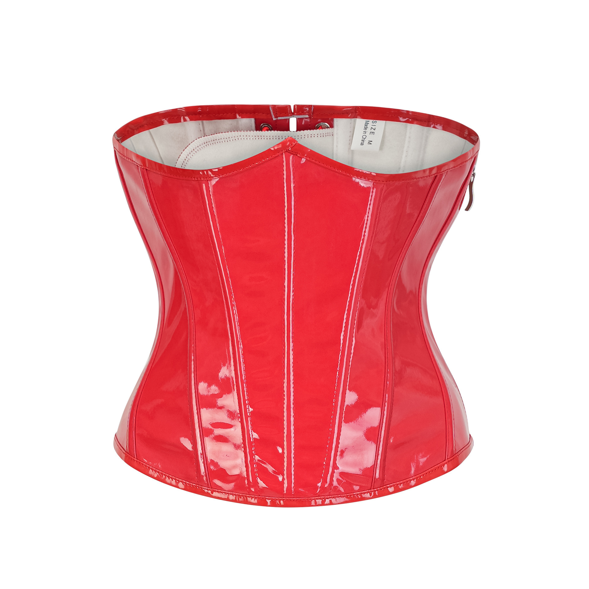 Steampunk Red PU Leather Side  - Corset Waist Cinch recensie en prijs