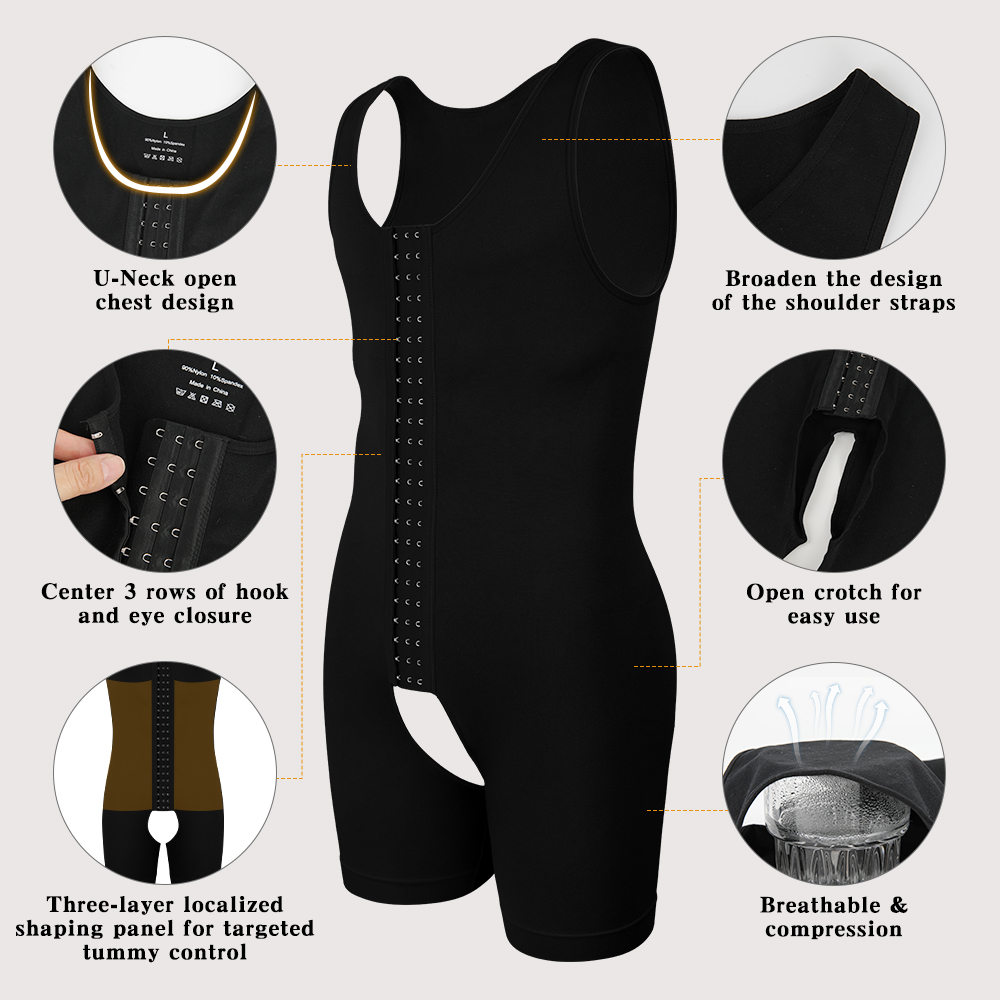 Men's Compression Shapewear  T - Shapewear Bodysuit Firm recensie en prijs