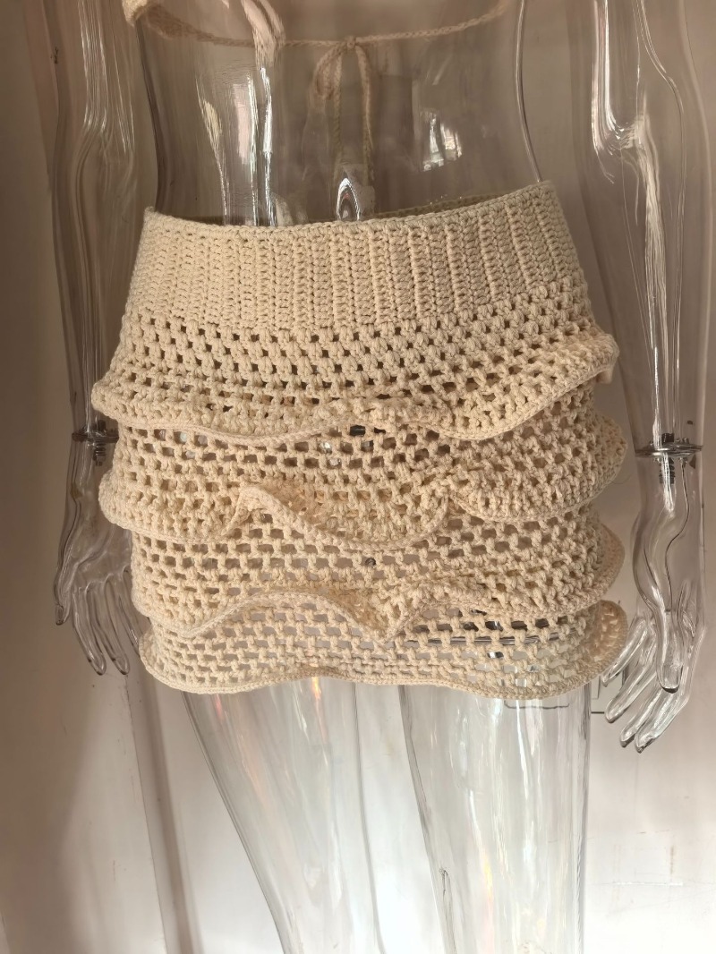 Women Hand Crochet Knitted Ruf - Cami Top Lace recensie en prijs