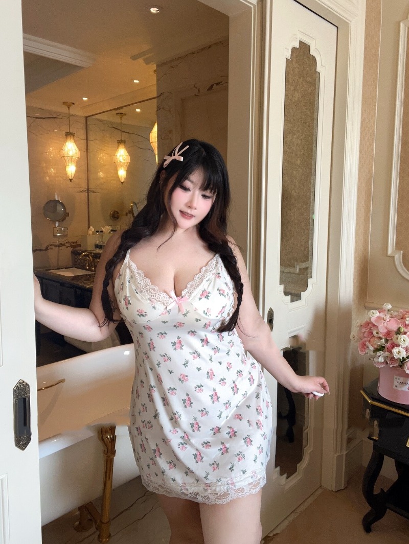 Women's Sexy Plus Size Lingeri - Babydoll Chemise Night recensie en prijs