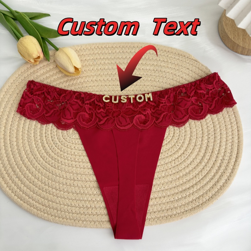 Personalized Custom Thong Name - Thong Bikini Women recensie en prijs