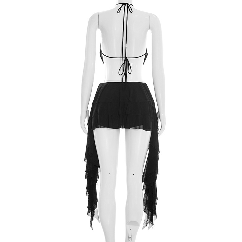 Women Sexy Solid Mesh 2 Piece  - Cami Top Lace recensie en prijs