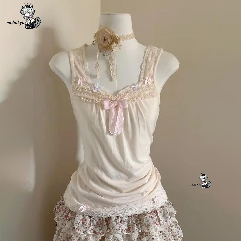 Women Y2K 2Pcs Outfit Set Lace - Cami Top Lace recensie en prijs