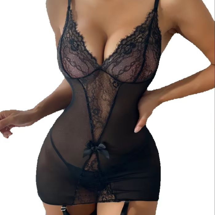 Lace Underwear Set with Stocki - Garter Belt Set recensie en prijs