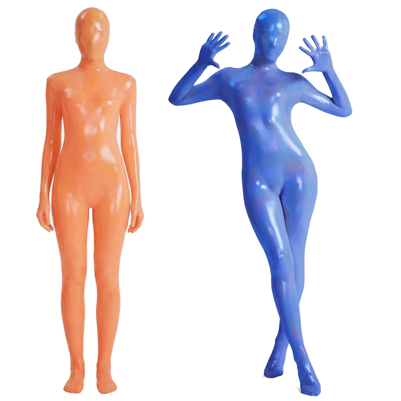 Women Shiny Gradient Zentai Bo - Shapewear Bodysuit Firm recensie en prijs