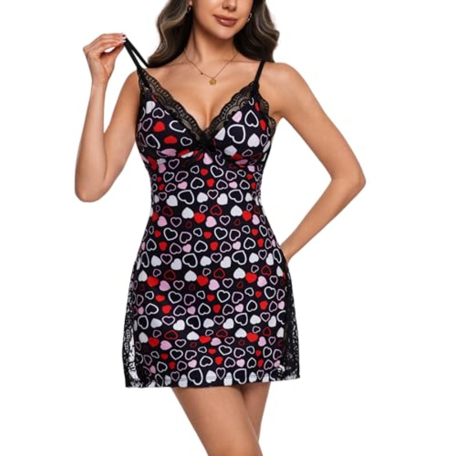 Night Gowns for Women V Neck L - Babydoll Chemise Night recensie en prijs