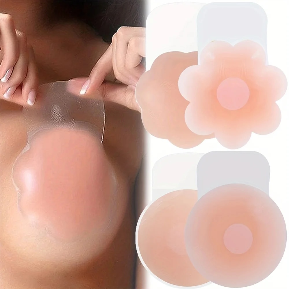 1Pairs Silicone Nipple Cover L - Push Up Bra Padded recensie en prijs
