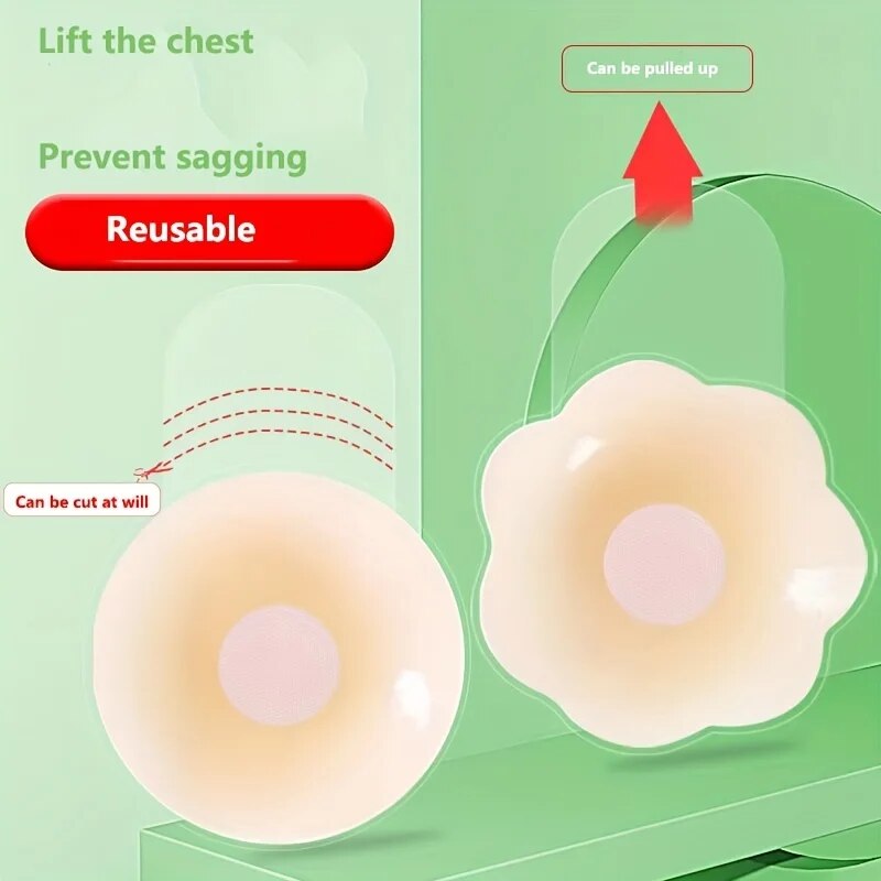 1Pairs Silicone Nipple Cover L - Push Up Bra Padded recensie en prijs