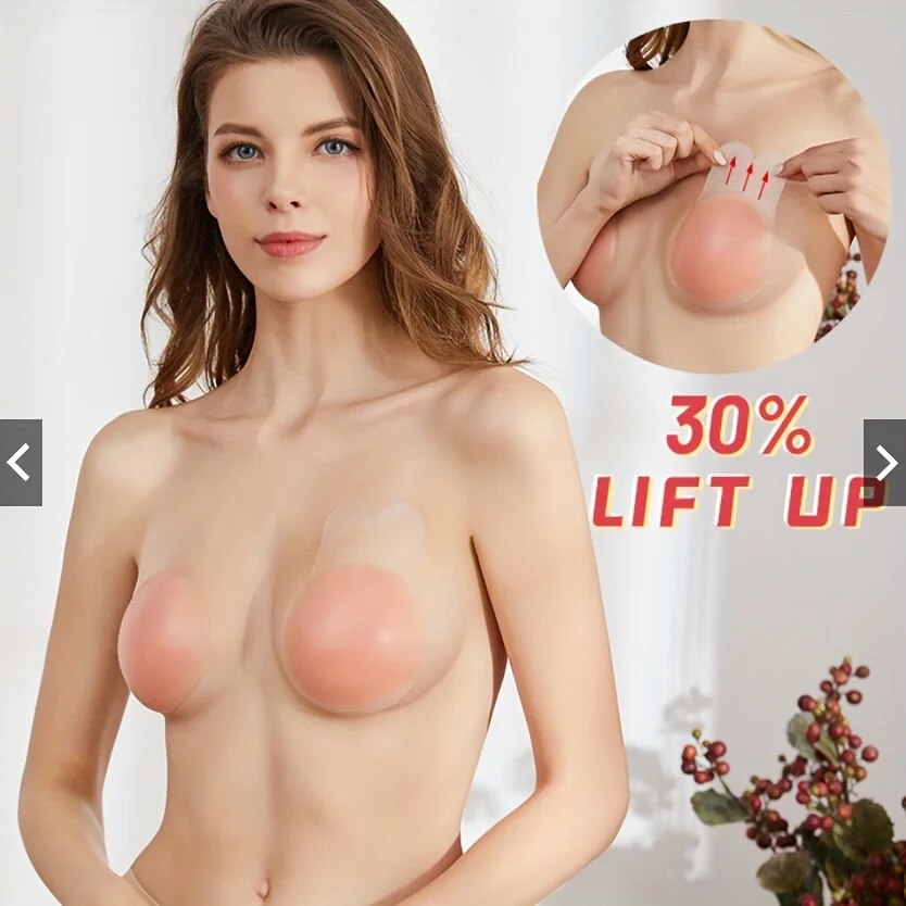 1Pairs Silicone Nipple Cover L - Push Up Bra Padded recensie en prijs