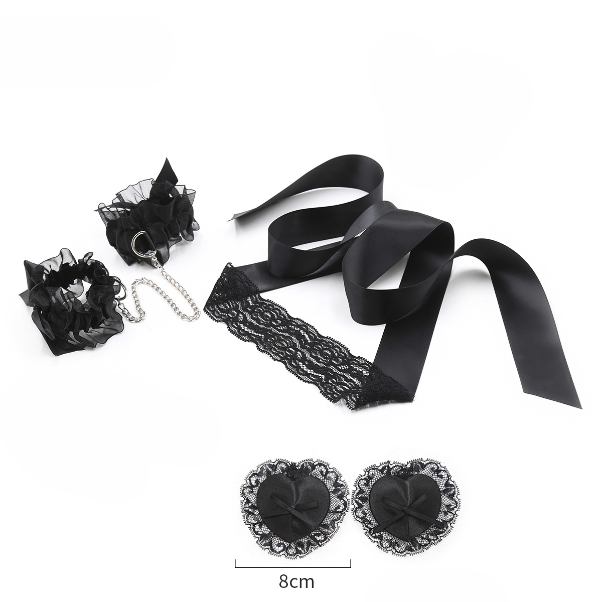 Lace Sex Toy Set Adult Handcuf - Nipple Cover Pasties recensie en prijs