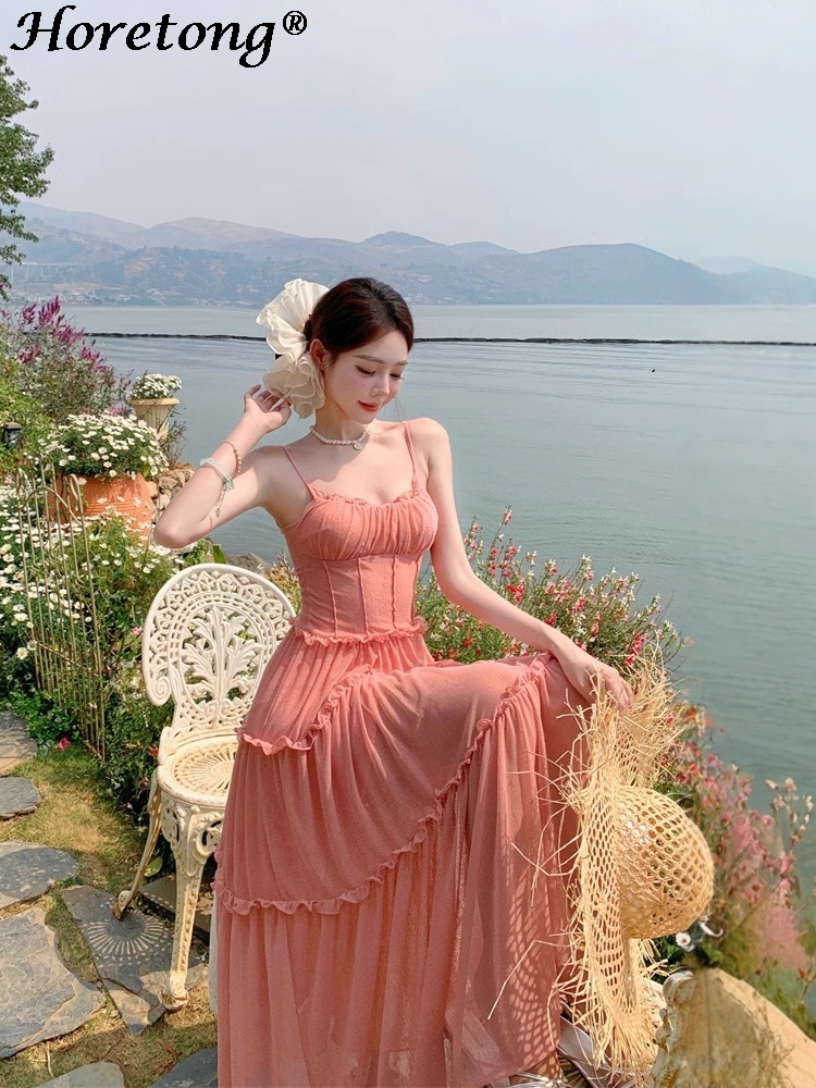 Women's Summer Solid Cami Maxi - Corset Waist Cinch recensie en prijs