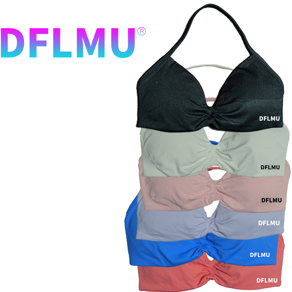 DFLMU Women Halter Sports Bra  - Push Up Bra Padded recensie en prijs