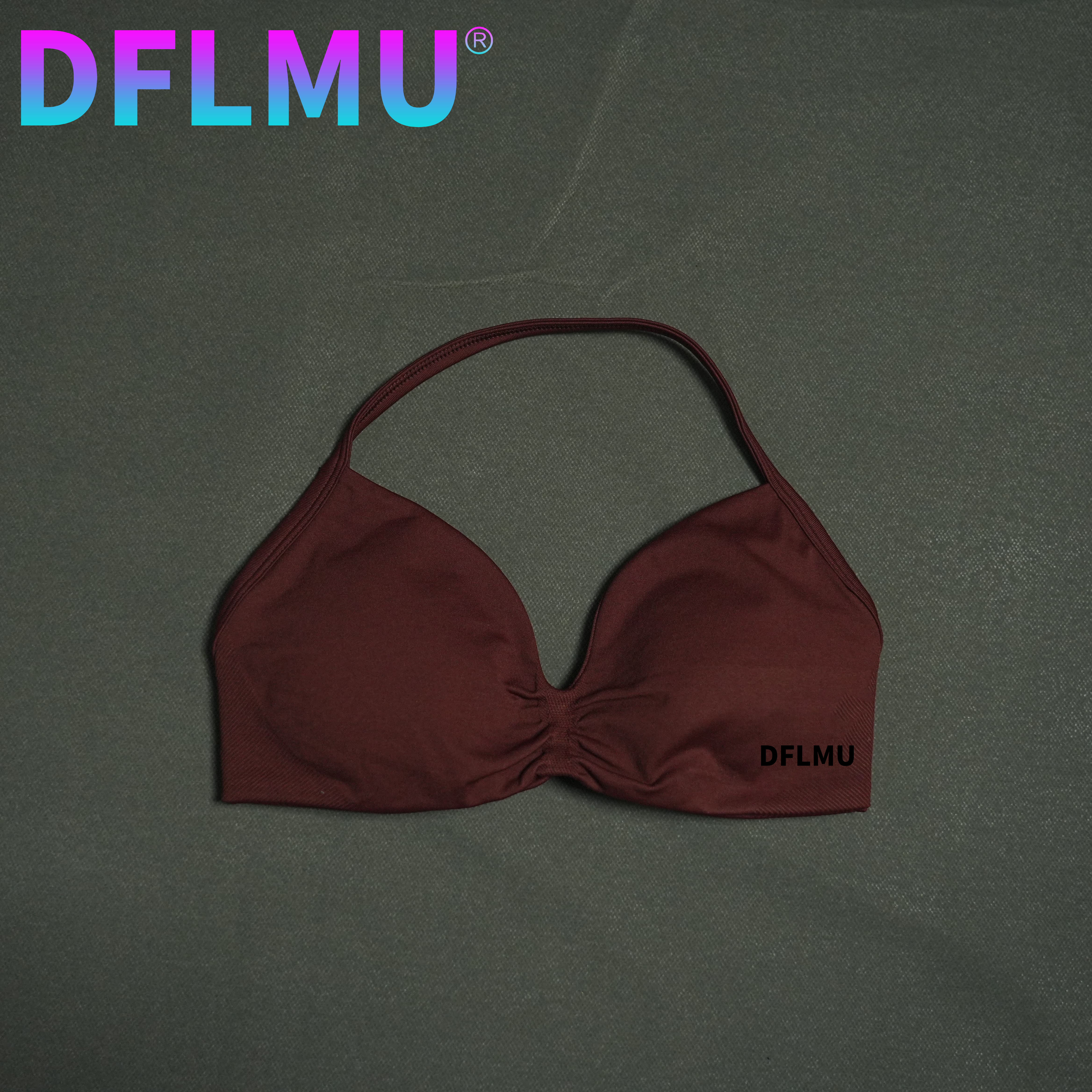 DFLMU Women Halter Sports Bra  - Push Up Bra Padded recensie en prijs