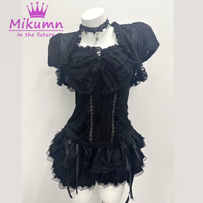 Mikumn Gothic Lolita Black Lac - Cami Top Lace recensie en prijs