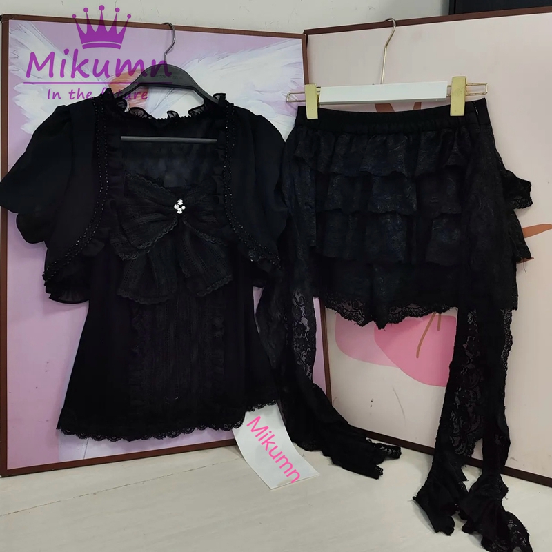 Mikumn Gothic Lolita Black Lac - Cami Top Lace recensie en prijs
