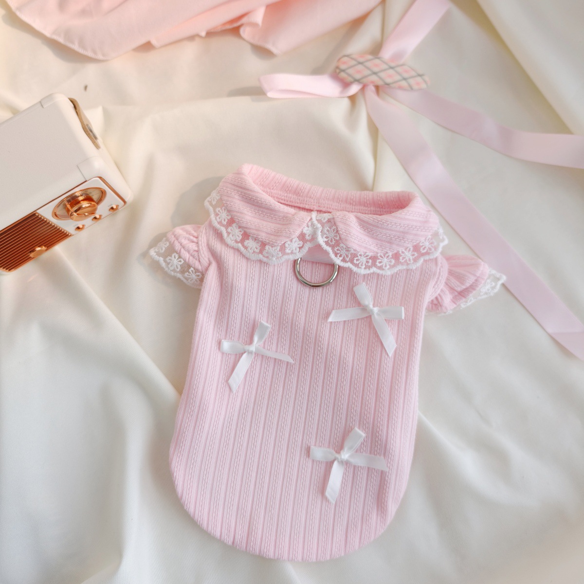 Pet Spring Lace Bow Vest Can P - Lace Teddy Lingerie recensie en prijs