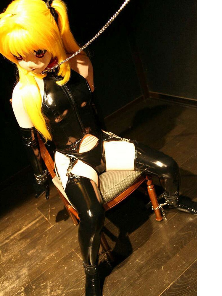 4PCS/SET Wet Look PVC Catsuit  - Garter Belt Set recensie en prijs