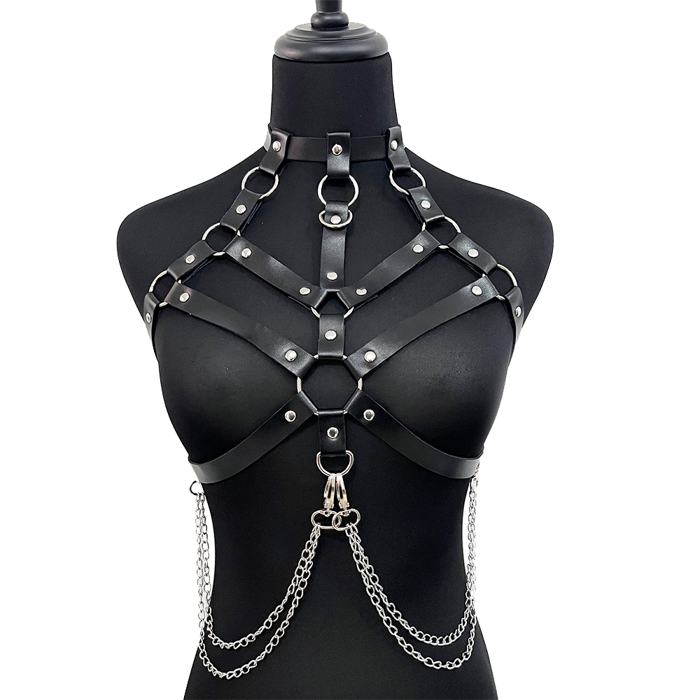 Chain with Leather Lingerie Wo - Garter Belt Set recensie en prijs