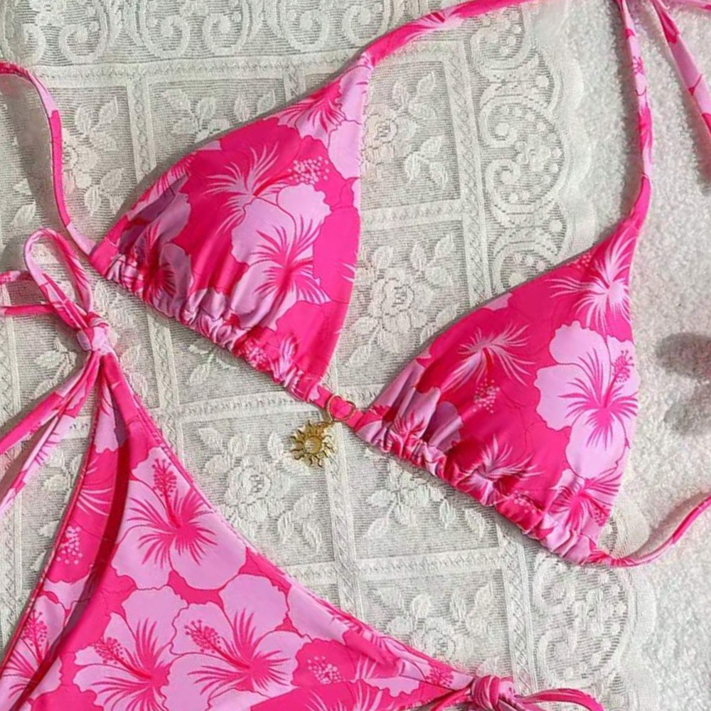 Women's Printed Vest Bikini+Th - Thong Bikini Women recensie en prijs