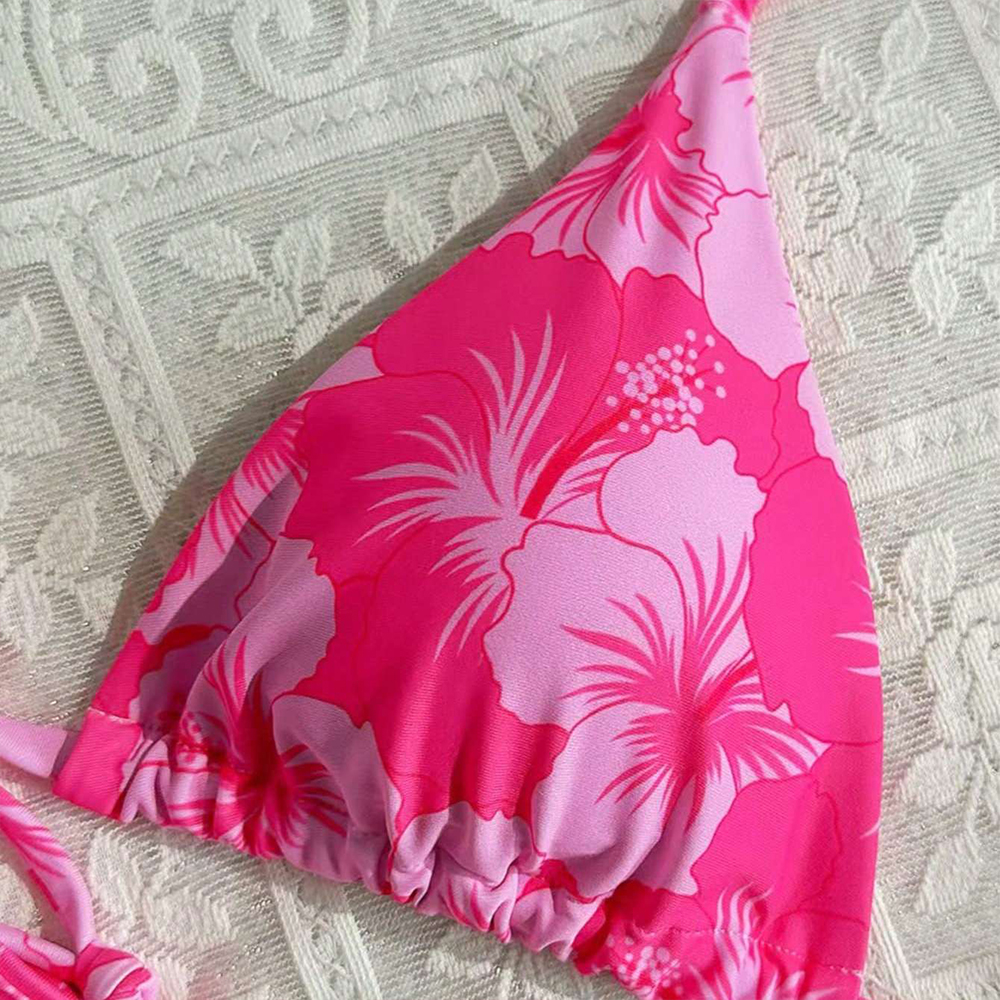 Women's Printed Vest Bikini+Th - Thong Bikini Women recensie en prijs
