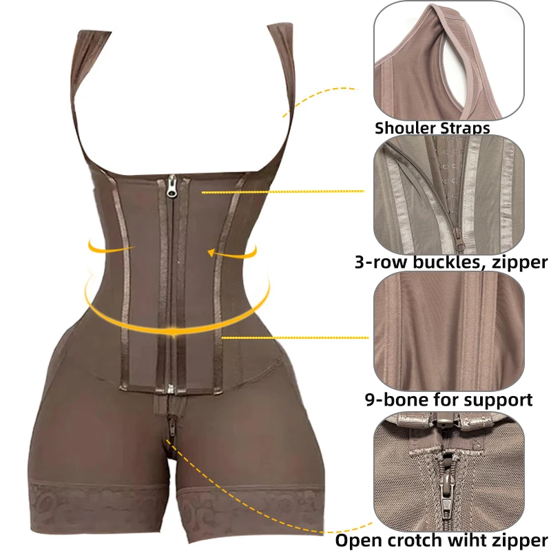 Body Shaper Women Colombian Fa - Shapewear Bodysuit Firm recensie en prijs
