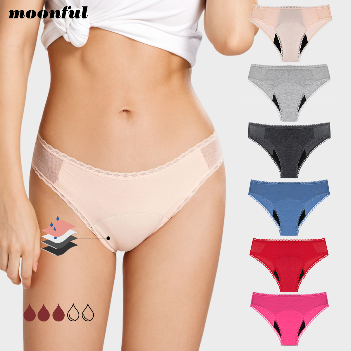 4 Layer Absorbent Menstrual Pa - Period Panty Absorbent recensie en prijs
