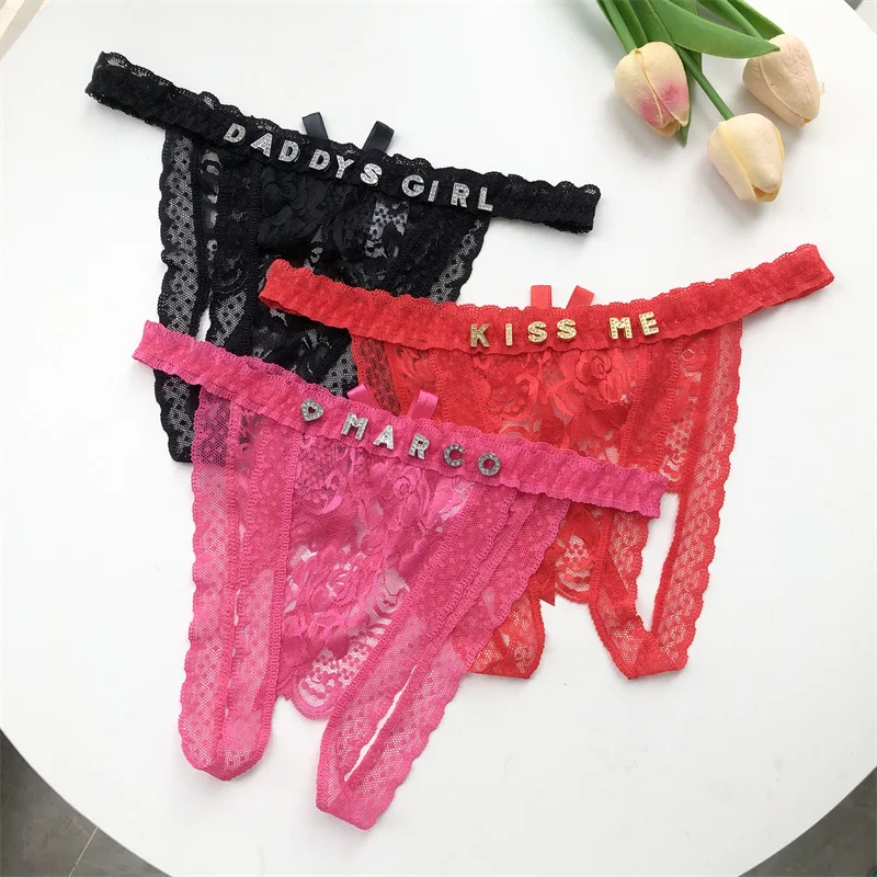 Customized Crystal Name Letter - Thong Bikini Women recensie en prijs