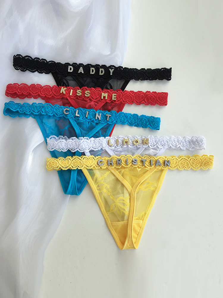 Custom Thong Panties with Name - Thong Bikini Women recensie en prijs