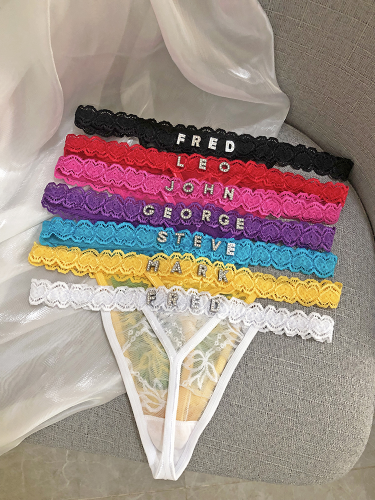Custom Thong Panties with Name - Thong Bikini Women recensie en prijs