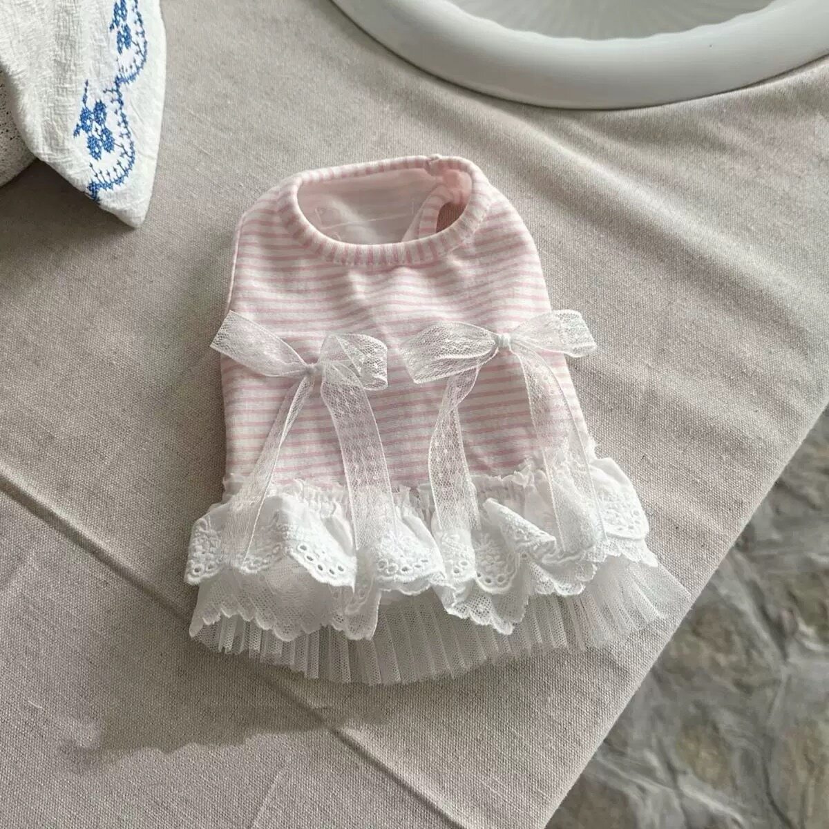 Sweet Bow Dog Clothes Lace Sma - Lace Teddy Lingerie recensie en prijs