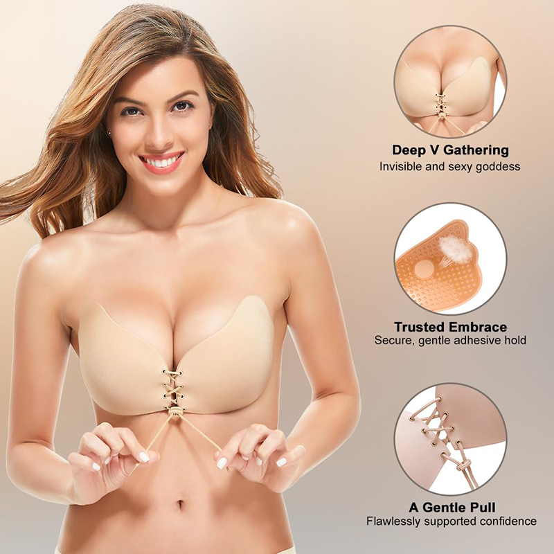 1/2 Pairs Women Summer Backles - Strapless Bra Backless recensie en prijs