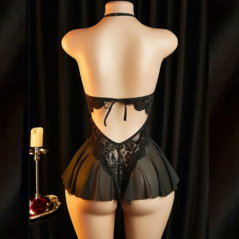 Crotchless Naughty Lingerie Fo - Lace Teddy Lingerie recensie en prijs
