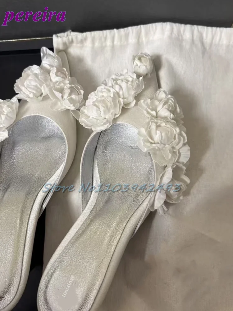 Multi Flower Wedding Sandals S - Slip Dress Satin recensie en prijs