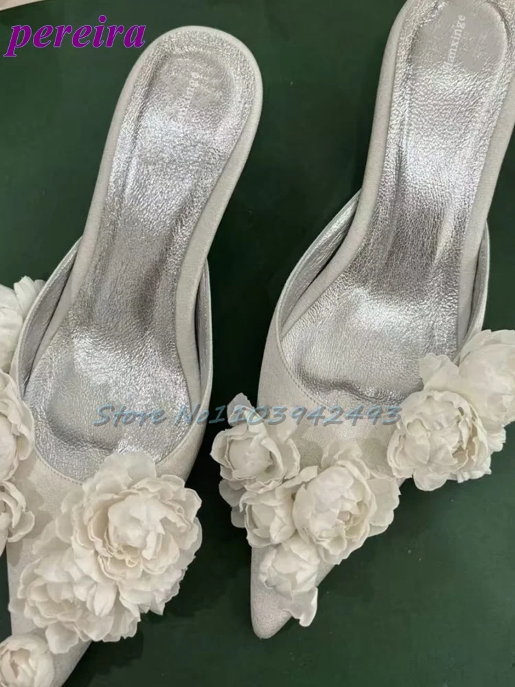 Multi Flower Wedding Sandals S - Slip Dress Satin recensie en prijs