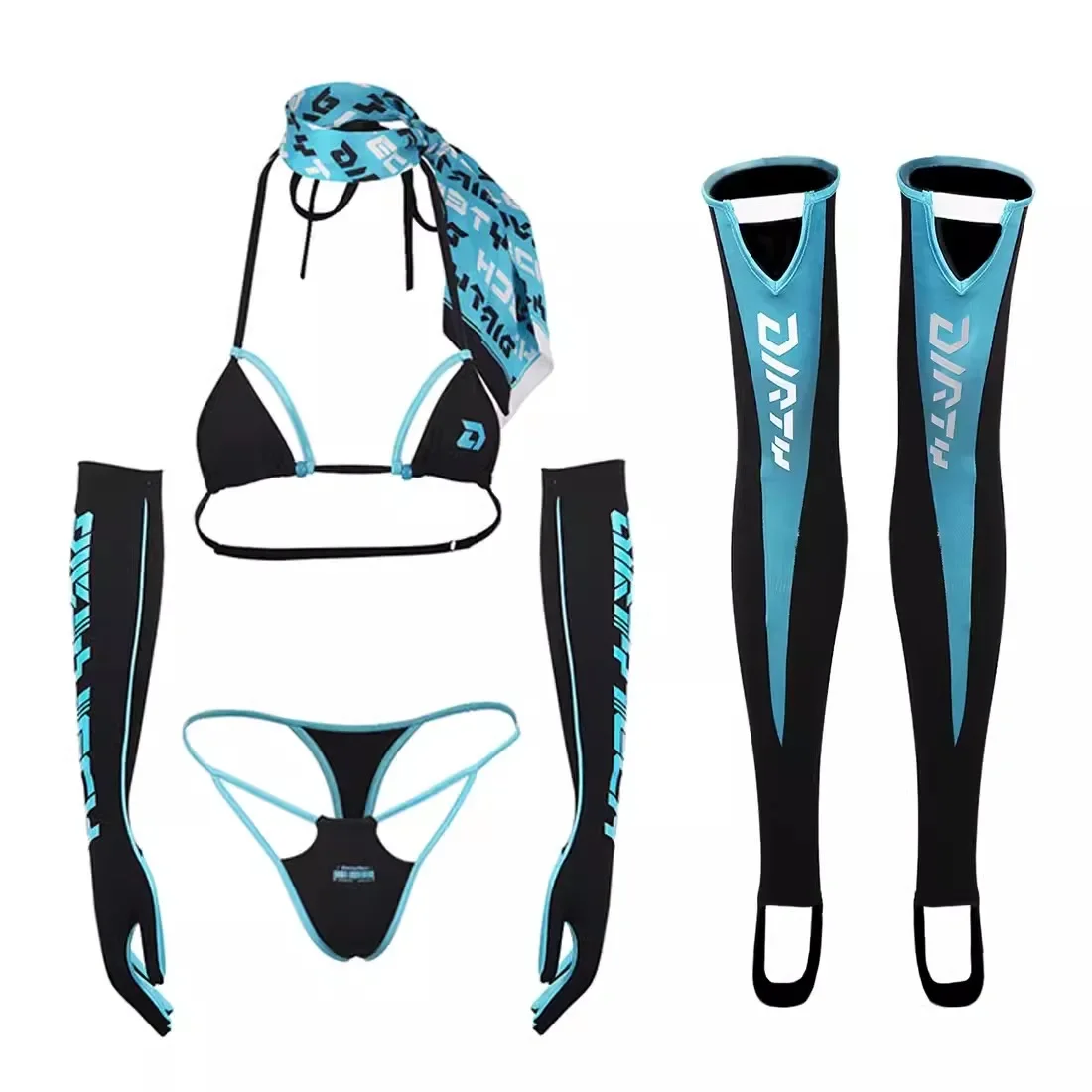 Women Sexy 5 Pieces Bikini Set - Thong Bikini Women recensie en prijs