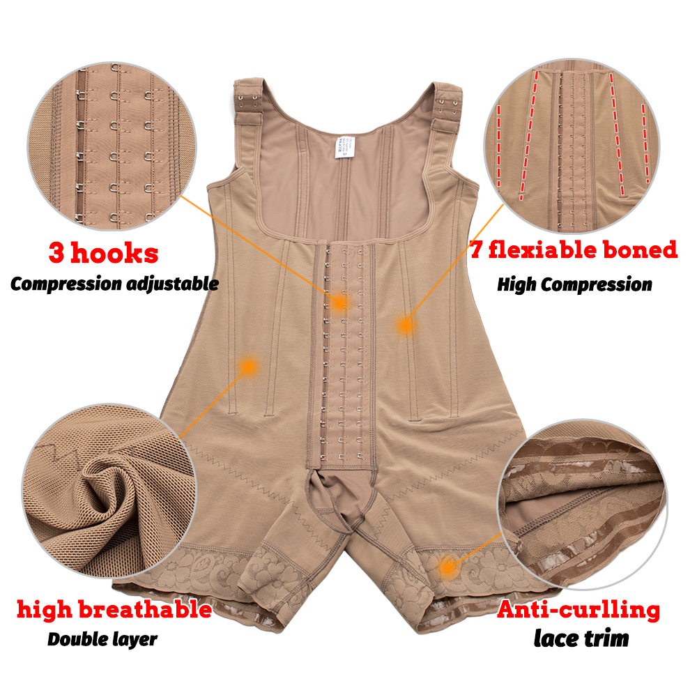 Fajas Colombian Girdles Post L - Shapewear Bodysuit Firm recensie en prijs
