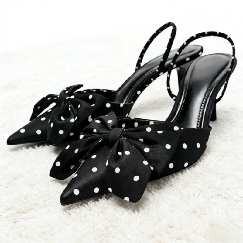Brown Polka Dot Butterfly Knot - Slip Dress Satin recensie en prijs