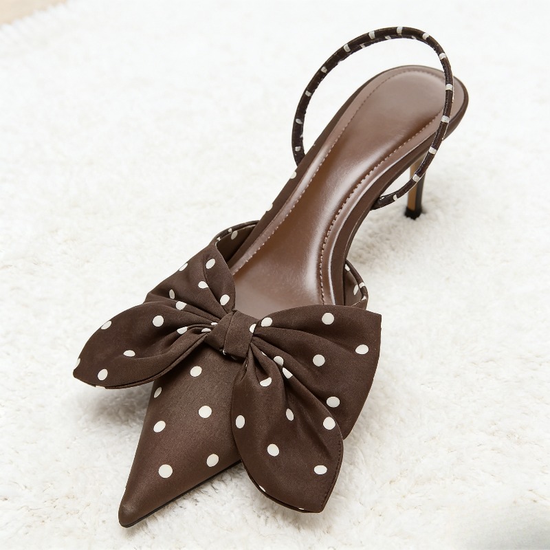 Brown Polka Dot Butterfly Knot - Slip Dress Satin recensie en prijs