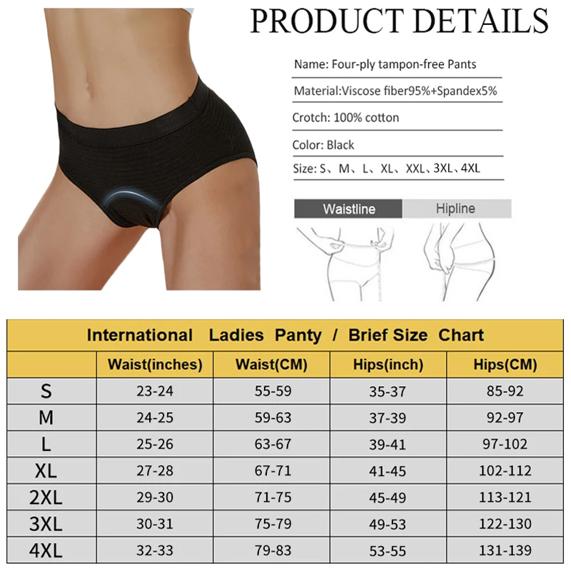 2Pc Heavy Flow Pure Cotton Men - Period Panty Absorbent recensie en prijs