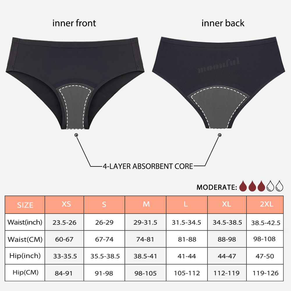 Seamless Menstruation Panties  - Period Panty Absorbent recensie en prijs