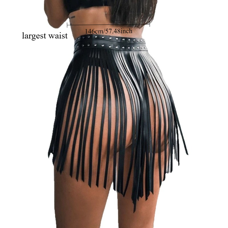 Women Gothic Bondage Skirt Bla - Garter Belt Set recensie en prijs