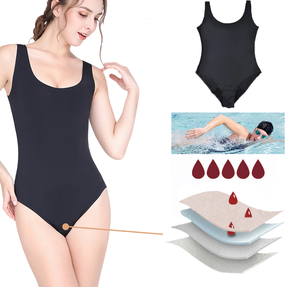 Menstrual Swimsuit Women 4 Lay - Period Panty Absorbent recensie en prijs