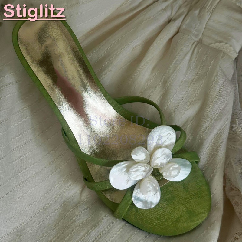 White Flower High Heels Slippe - Slip Dress Satin recensie en prijs