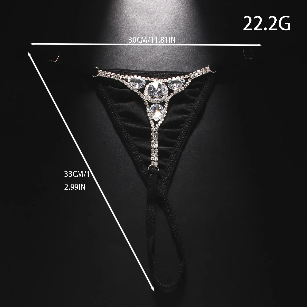 Sexy Round Rhinestone Thong Ad - Thong Bikini Women recensie en prijs